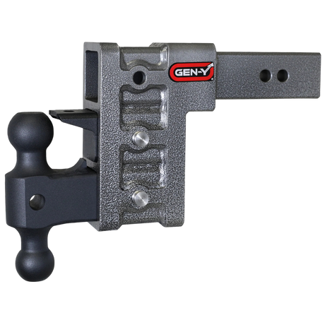 Gen-Y Mega-Duty 21K 6" Drop Hitch 2.5" Shank Dual-Ball Mount & Pintle Lock (GH-623)-Drop Hitch-Gen-Y Hitch-Dirty Diesel Customs