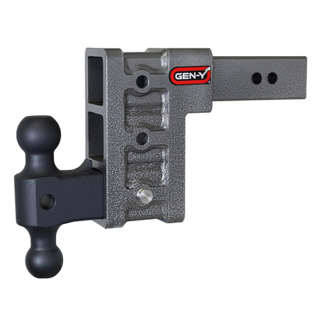 Gen-Y Mega-Duty 21K 6" Drop Hitch 2.5" Shank Dual-Ball Mount (GH-613)-Drop Hitch-Gen-Y Hitch-Dirty Diesel Customs