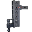 Gen-Y Mega-Duty 21K 12" Offset Drop Hitch 2.5" Shank Dual-Ball Mount & Pintle Lock (GH-926)-Drop Hitch-Gen-Y Hitch-Dirty Diesel Customs