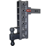 Gen-Y Mega-Duty 21K 12" Offset Drop Hitch 2.5" Shank Dual-Ball Mount & Pintle Lock (GH-926)-Drop Hitch-Gen-Y Hitch-Dirty Diesel Customs