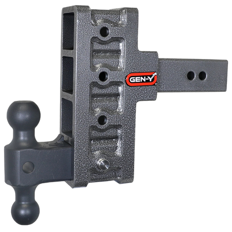 Gen-Y Mega-Duty 21K 6" Offset Drop Hitch 2.5" Shank Dual-Ball Mount (GH-914)-Drop Hitch-Gen-Y Hitch-Dirty Diesel Customs