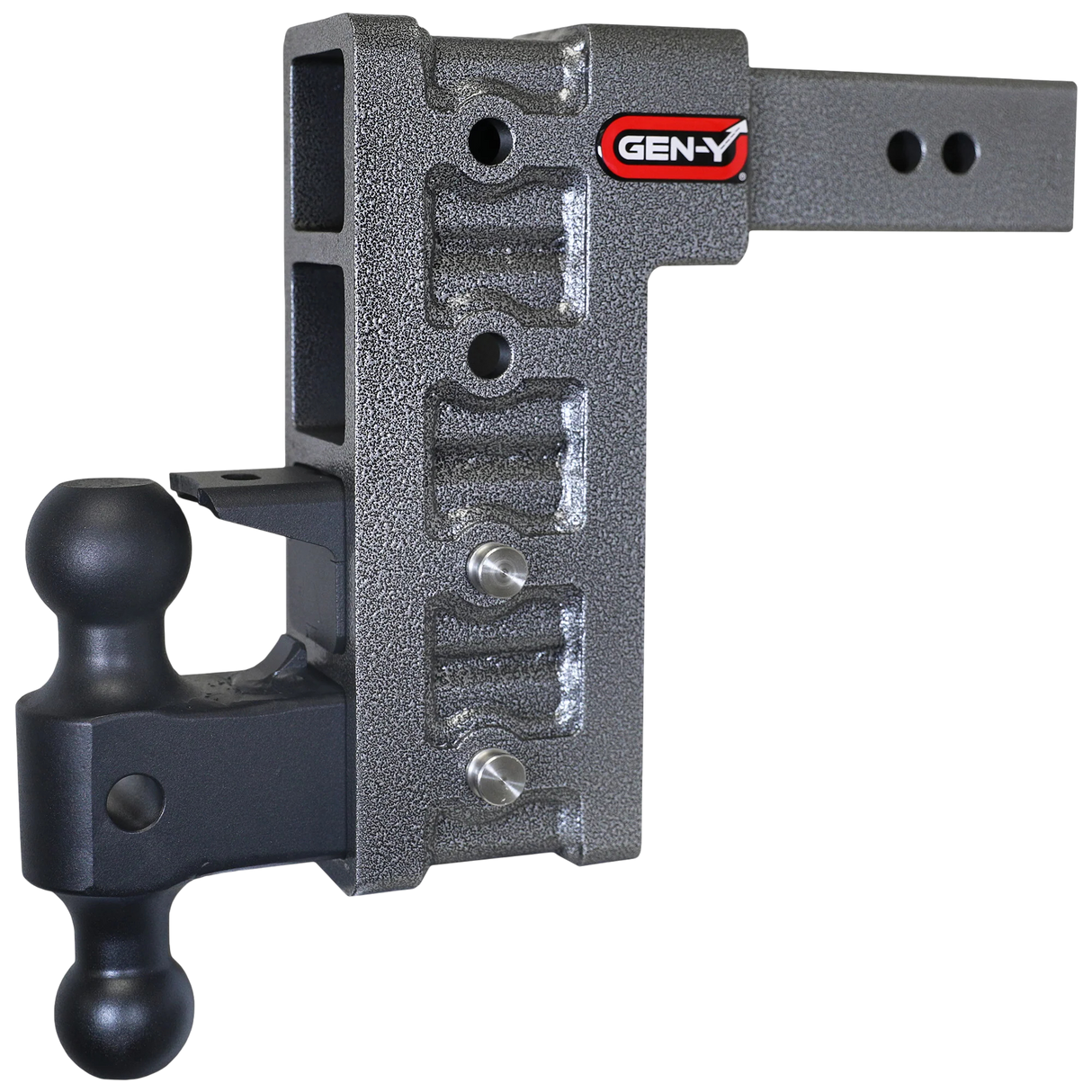 Gen-Y Mega-Duty 21K 9" Drop Hitch 2.5" Shank Dual-Ball Mount & Pintle Lock (GH-624)-Drop Hitch-Gen-Y Hitch-Dirty Diesel Customs