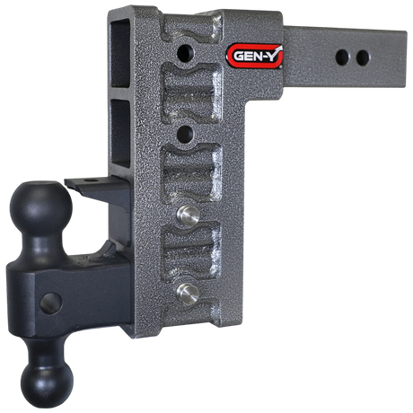 Gen-Y Mega-Duty 21K 9" Drop Hitch 2.5" Shank Dual-Ball Mount & Pintle Lock (GH-624)-Drop Hitch-Gen-Y Hitch-Dirty Diesel Customs