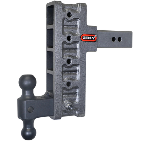 Gen-Y Mega-Duty 21K 9" Offset Drop Hitch 2.5" Shank Dual-Ball Mount (GH-915)-Drop Hitch-Gen-Y Hitch-Dirty Diesel Customs