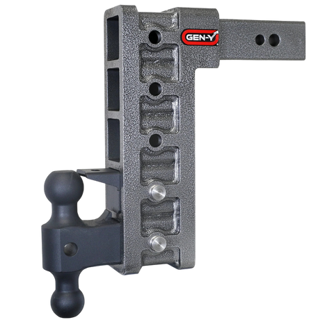 Gen-Y | Mega-Duty 32K Drop Hitch | 12" Drop | 2.5" Shank | Dual Ball Mount & Pintle Lock (GH-1625)-Drop Hitch-Gen-Y Hitch-Dirty Diesel Customs