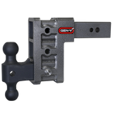 Gen-Y | Mega-Duty 32K Drop Hitch | 6" Drop | 2.5" Shank | Dual Ball Mount (GH-1613)-Drop Hitch-Gen-Y Hitch-Dirty Diesel Customs