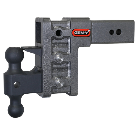 Gen-Y | Mega-Duty 32K Drop Hitch | 6" Drop | 3" Shank | Dual Ball Mount & Pintle Lock (GH-1723)-Drop Hitch-Gen-Y Hitch-Dirty Diesel Customs