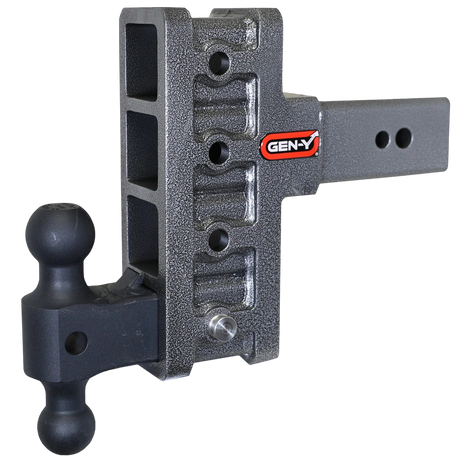 Gen-Y | Mega-Duty 32K Drop Hitch | 6" Offset Drop | 3" Shank | Dual Ball Mount (GH-2014)-Drop Hitch-Gen-Y Hitch-Dirty Diesel Customs
