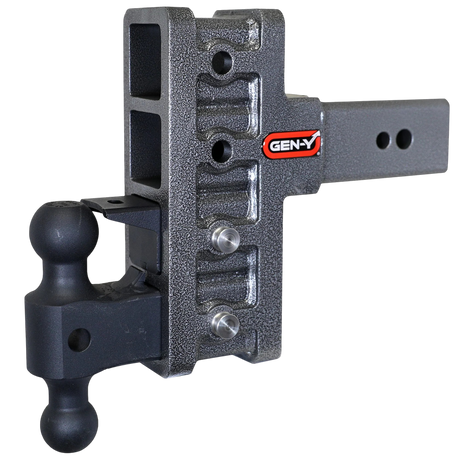 Gen-Y | Mega-Duty 32K Drop Hitch | 6" Offset Drop | 3" Shank | Dual Ball Mount & Pintle Lock (GH-2024)-Drop Hitch-Gen-Y Hitch-Dirty Diesel Customs