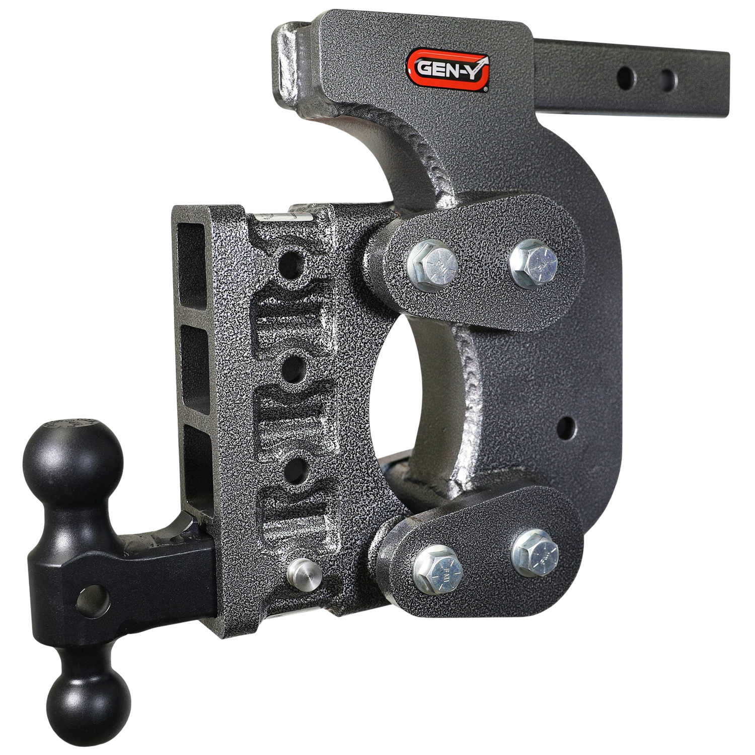 Gen-Y | The Boss Torsion-Flex 16k Drop Hitch | 12.5" Drop | 2" Shank | Dual Ball Mount (GH-1414)