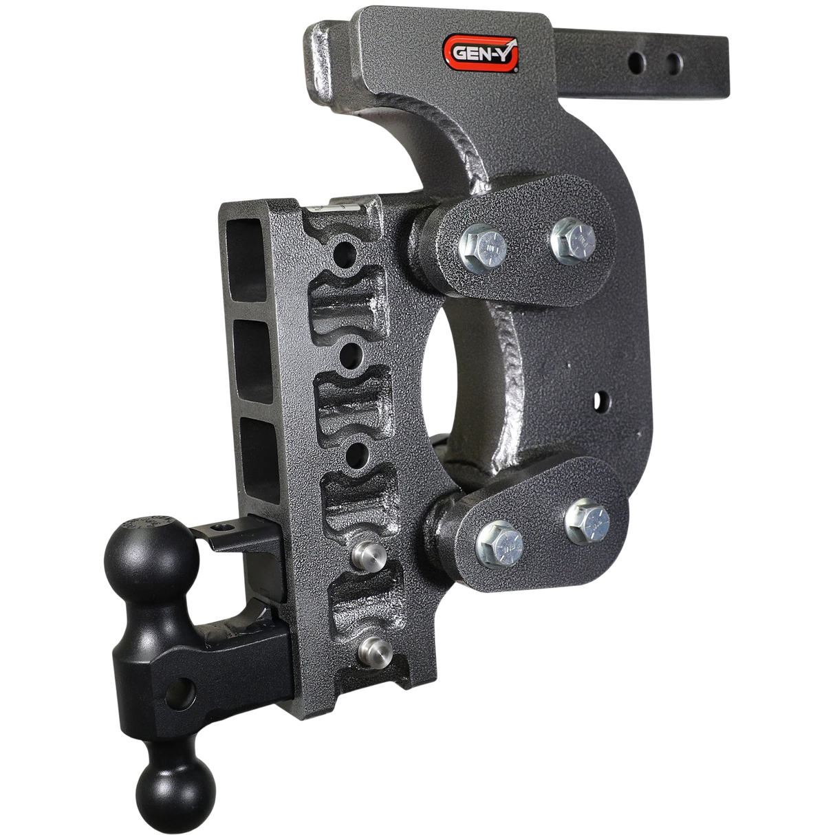 Gen-Y | The Boss Torsion-Flex 16k Drop Hitch | 15" Drop | 2" Shank | Dual Ball Mount & Pintle Lock (GH-1425)