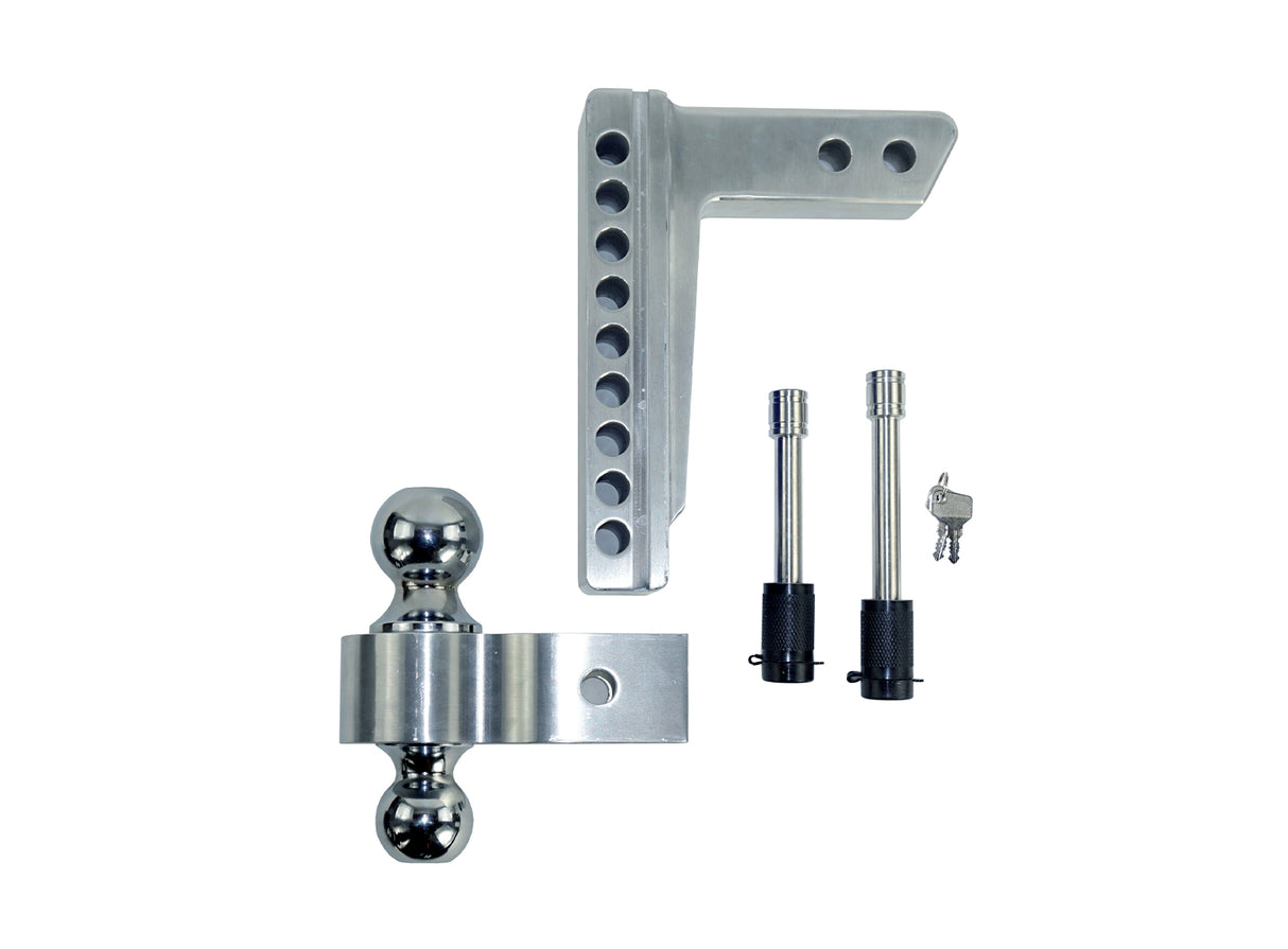 Universal Ball Mount 2" Shank, 8" Adjustable Drop (HP10598-1)