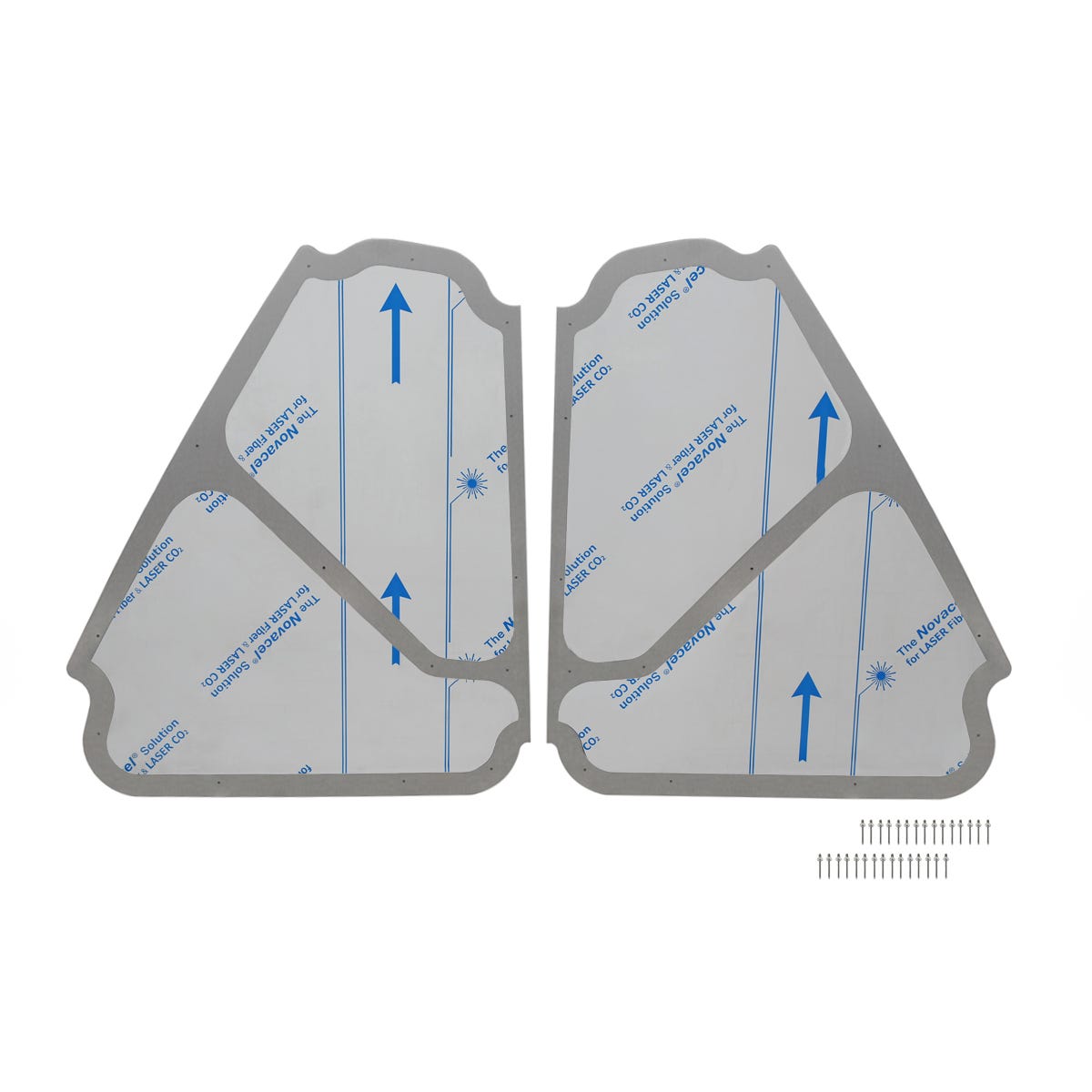 HSP Diesel 2003-2007 Duramax hood mirrors with protective film