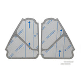 HSP Diesel 2003-2007 Duramax hood mirrors with protective film