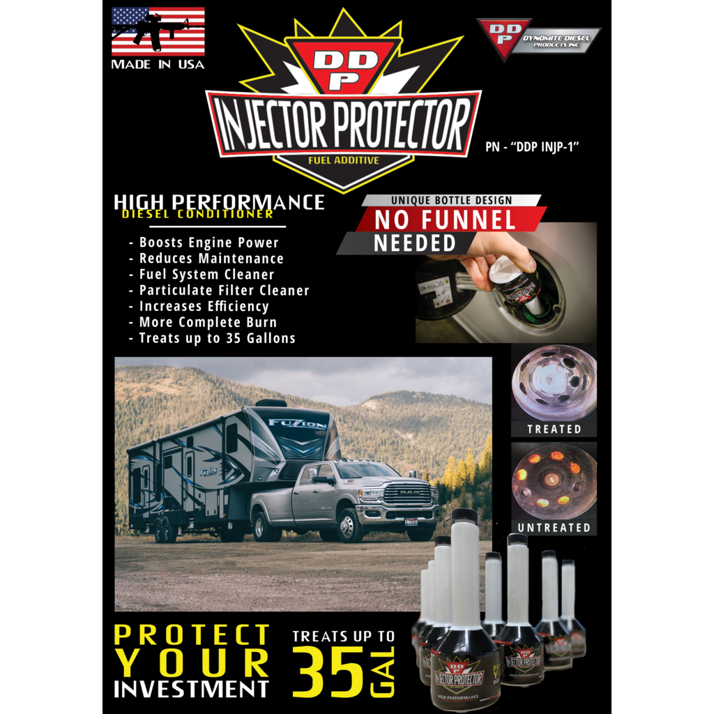 Injector Protector Fuel Additive (DDPINJP-1)-Fuel Additive-Dynomite Diesel-Dirty Diesel Customs