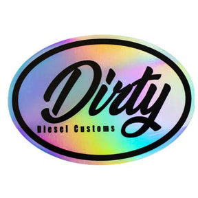 Iridescent Dirty Diesel Decal-Sticker-Dirty Diesel Customs-DDC-IR-M-Dirty Diesel Customs