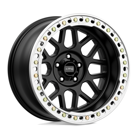 KMC KM235 GRENADE CRAWL BEADLOCK - Satin Black-Wheels-KMC-KM23521050748N-Dirty Diesel Customs