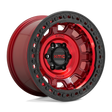KMC KM236 TANK BEADLOCK - Candy Red-Wheels-KMC-KM23679050915N-Dirty Diesel Customs