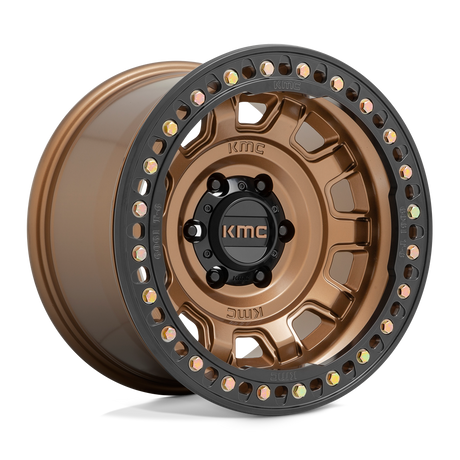KMC KM236 TANK BEADLOCK - Matte Bronze-Wheels-KMC-KM23679050615N-Dirty Diesel Customs