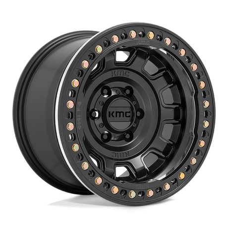 KMC KM236 TANK BEADLOCK - Satin Black-Wheels-KMC-Dirty Diesel Customs