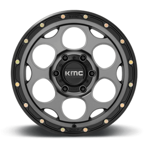 KMC KM541 DIRTY HARRY - Satin Gray With Black Lip-Wheels-KMC-Dirty Diesel Customs