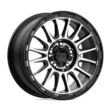 KMC KM542 IMPACT - Satin Black Machined-Wheels-KMC-KM54267012530-Dirty Diesel Customs