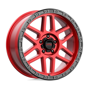 KMC KM544 MESA - Candy Red W/ Black Lip-Wheels-KMC-KM54429050900-Dirty Diesel Customs
