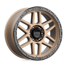 KMC KM544 MESA - Matte Bronze W/ Black Lip-Wheels-KMC-KM54478568600-Dirty Diesel Customs