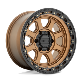 KMC KM548 CHASE - Matte Bronze W/ Black Lip-Wheels-KMC-KM54829050600-Dirty Diesel Customs