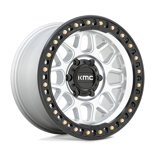 KMC KM549 GRS - Machined W/ Satin Black Lip-Wheels-KMC-Dirty Diesel Customs