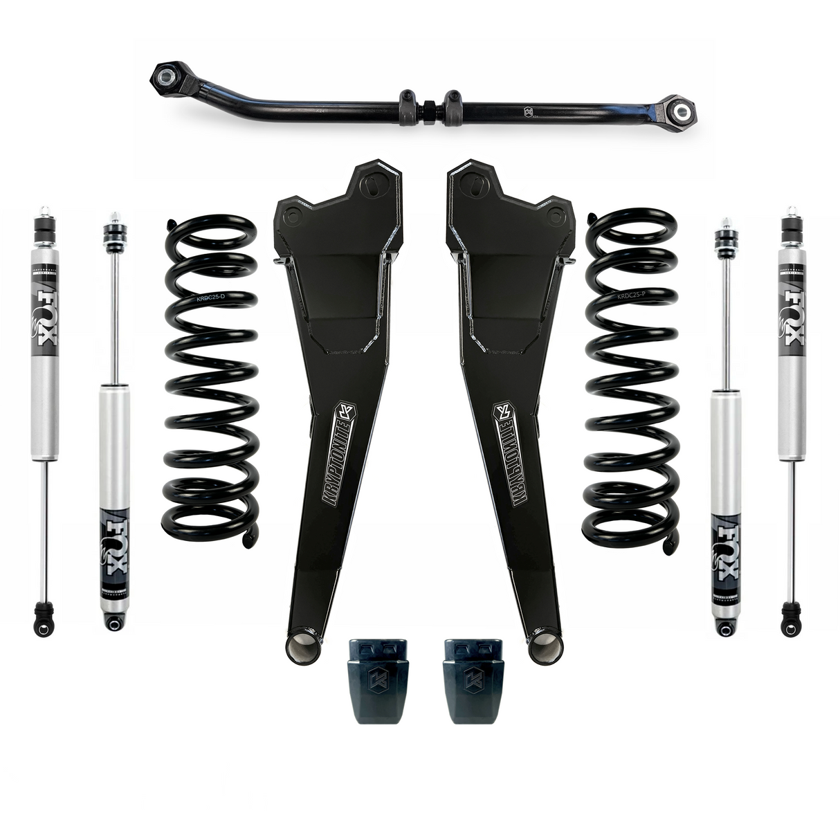 2014-2026 Cummins Stage 3 Leveling Kit with Fox 2.0 Performance Series Shocks (KRDD14STAGE3FOX)