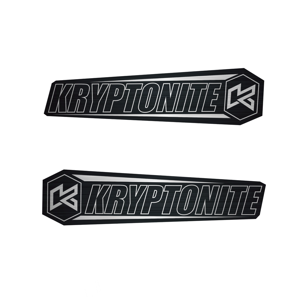 Universal Kryptonite Upper Control Arm Logo Plates KRUCA88 - Control Arm Logo Plates - KRYPTONITE - Dirty Diesel Customs