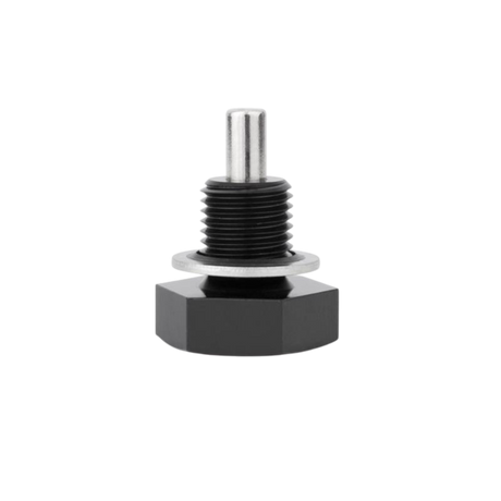 Magnetic Black Oil Drain Plug M14 x 1.5 (MMODP-1415B)-Oil Drain Plug-Mishimoto-Dirty Diesel Customs