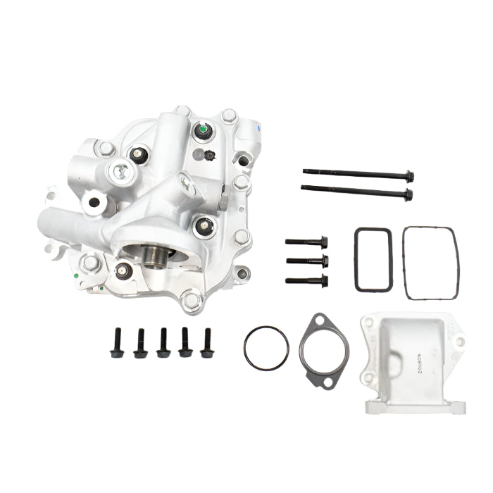 2017-2019 Max-Flow Duramax Oil Cooler Upgrade Kit (MAX-OCU-1719+PF63)