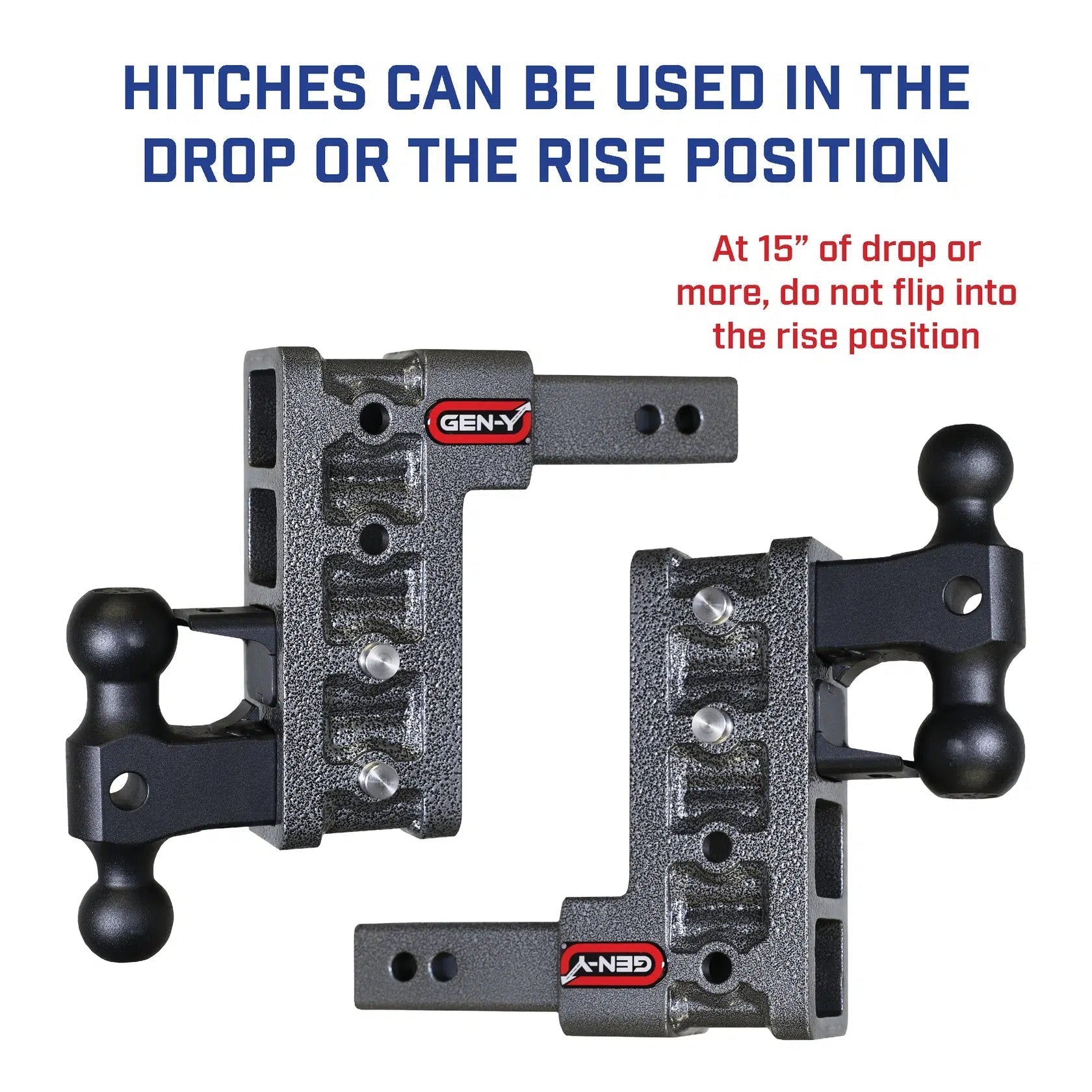 Mega-Duty 10K Drop Hitch 2" Shank-Drop Hitch-Gen-Y Hitch-Dirty Diesel Customs