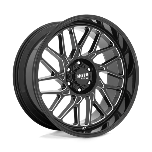 Moto Metal MO805 - Gloss Black Milled-Wheels-Moto Metal-Dirty Diesel Customs