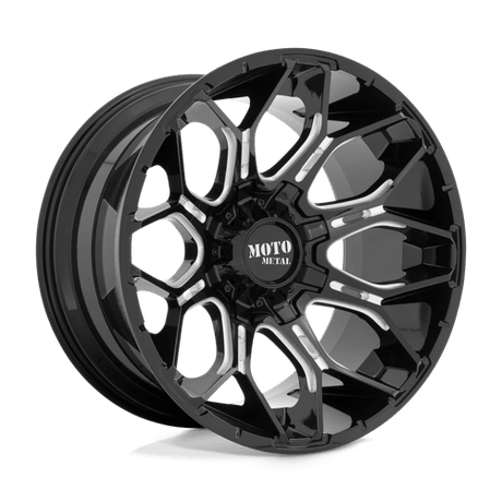 Moto Metal MO808 SNIPER - Gloss Black Milled-Wheels-Moto Metal-Dirty Diesel Customs