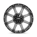 Moto Metal MO970 - Gloss Gray Center Gloss Black Lip-Wheels-Moto Metal-Dirty Diesel Customs