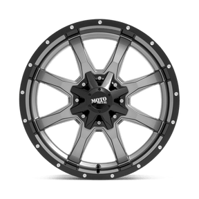 Moto Metal MO970 - Gloss Gray Center Gloss Black Lip-Wheels-Moto Metal-Dirty Diesel Customs
