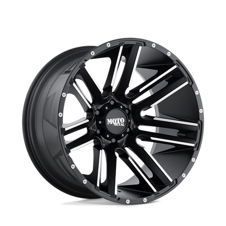 Moto Metal MO978 RAZOR - Satin Black Machined-Wheels-Moto Metal-Dirty Diesel Customs