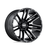 Moto Metal MO978 RAZOR - Satin Black Machined-Wheels-Moto Metal-MO97821050524N-Dirty Diesel Customs