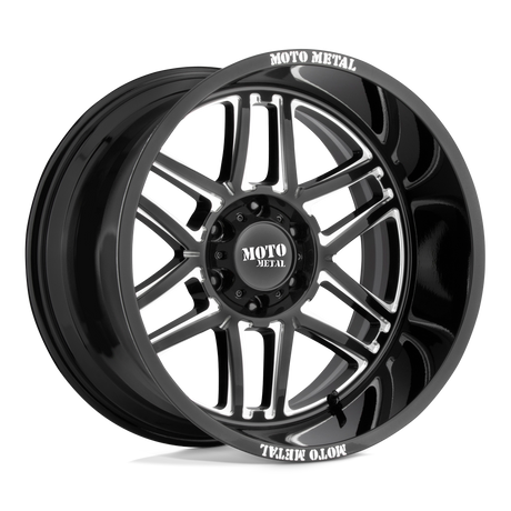 Moto Metal MO992 FOLSOM - Gloss Black Milled-Wheels-Moto Metal-MO99221068318N-Dirty Diesel Customs