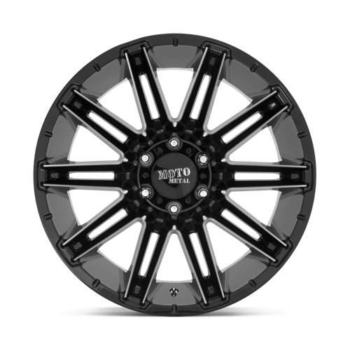 Moto Metal MO998 KRAKEN - Gloss Black Milled-Wheels-Moto Metal-Dirty Diesel Customs