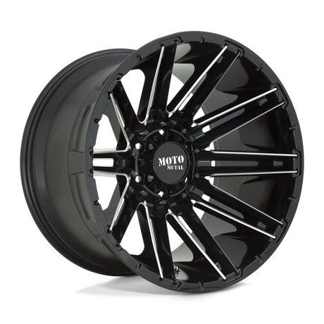 Moto Metal MO998 KRAKEN - Gloss Black Milled-Wheels-Moto Metal-MO99821050318N-Dirty Diesel Customs