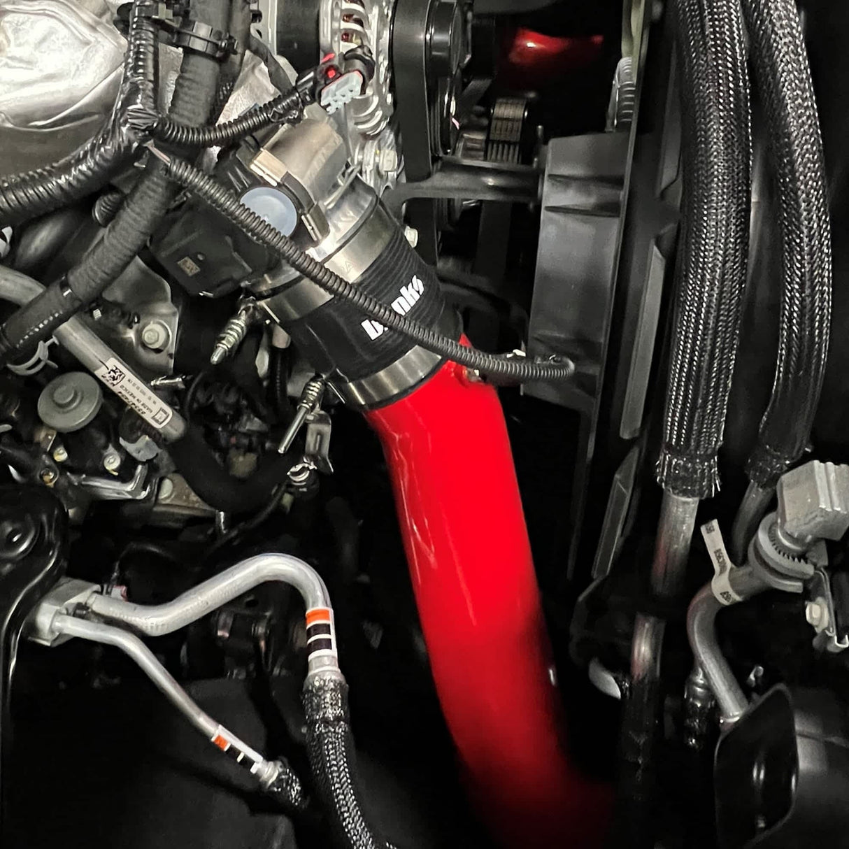 2020-2026 Duramax Boost Tube Upgrade Kit (26005) cold side installed