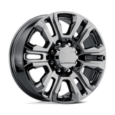 Performance Replicas PR207 - Black Chrome-Wheels-Performance Replicas-207BC-288047-Dirty Diesel Customs