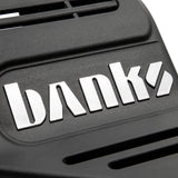 Textured finish detail of the Banks engine cover