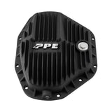 PPE 1994-2016 Powerstroke & Cummins Dana 80 10-Bolt Heavy-Duty Cast Aluminum Rear Differential Cover, black finish