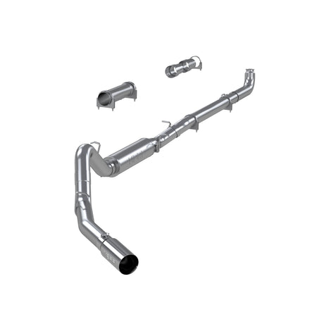 2001-2007 Duramax 4" Cat-Back Single Side Exit Exhaust w/ Muffler (S6004304)-Cat Back Exhaust System-MBRP-Dirty Diesel Customs