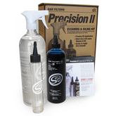 S&B Precision II: Cleaning & Oil Kit 6 Pack (Blue Oil) (88-0014)-Intake Oil Kit-S&B Filters-88-0014-Dirty Diesel Customs
